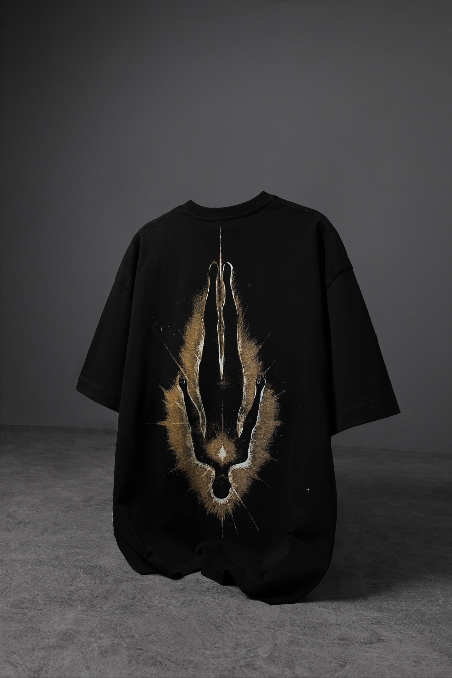" After Life " Acid-Printed Oversized Tee