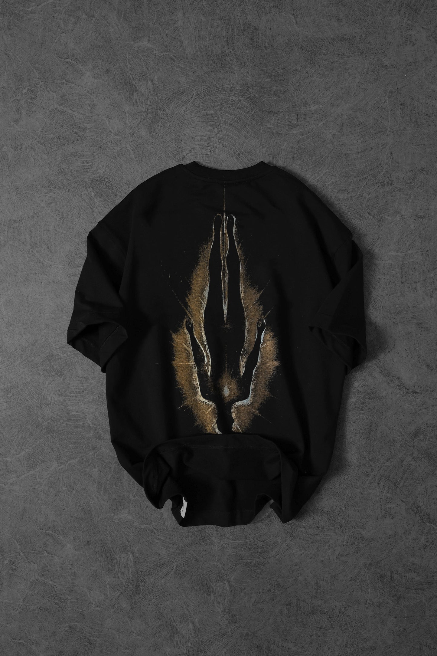 " After Life " Acid-Printed Oversized Tee