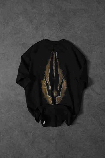 " After Life " Acid-Printed Oversized Tee