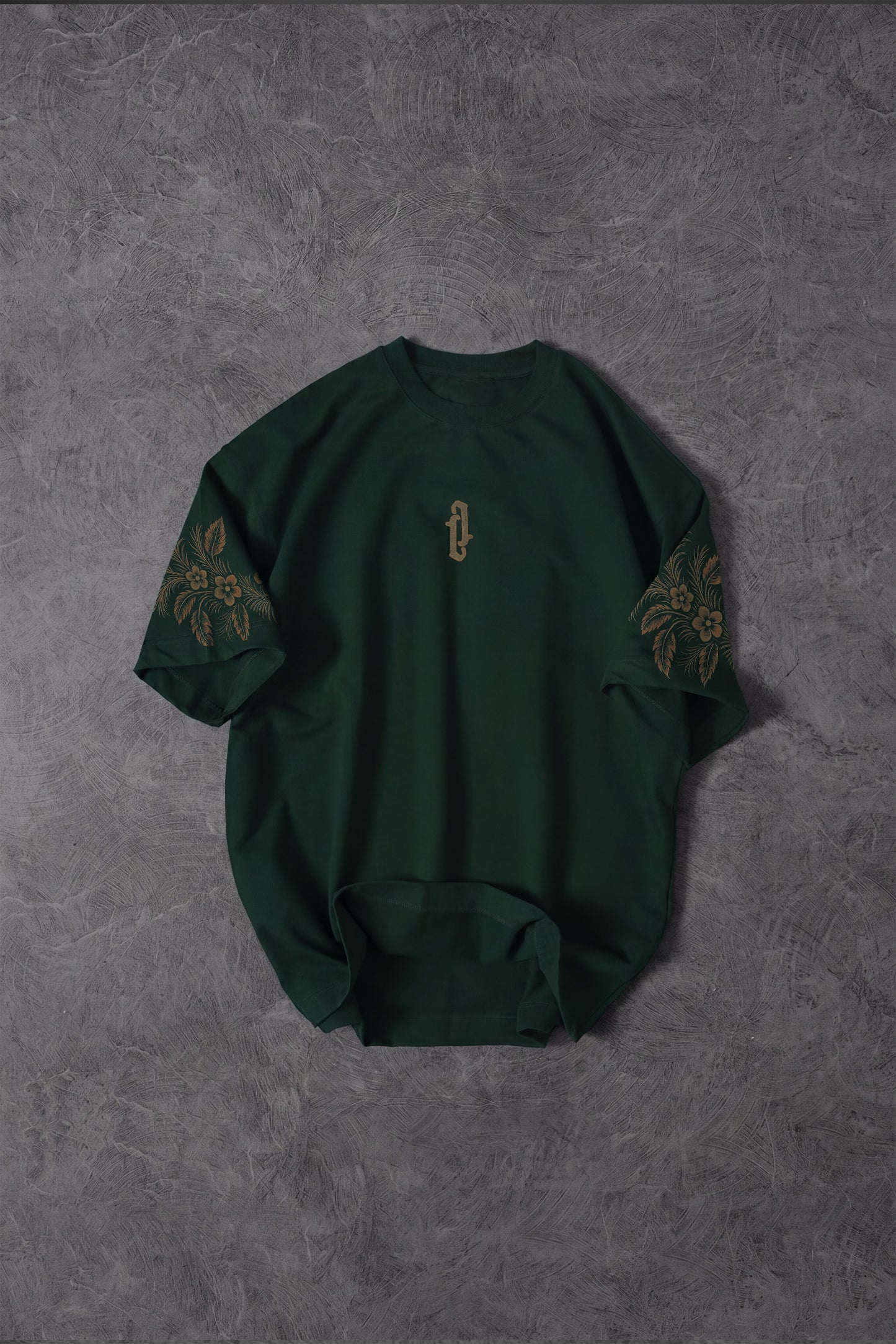 " Eternal Garden " Acid-printed Oversized Tee