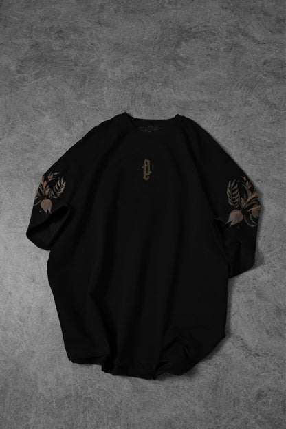 " Forbidden Garden " Acid-Printed Oversized Tee