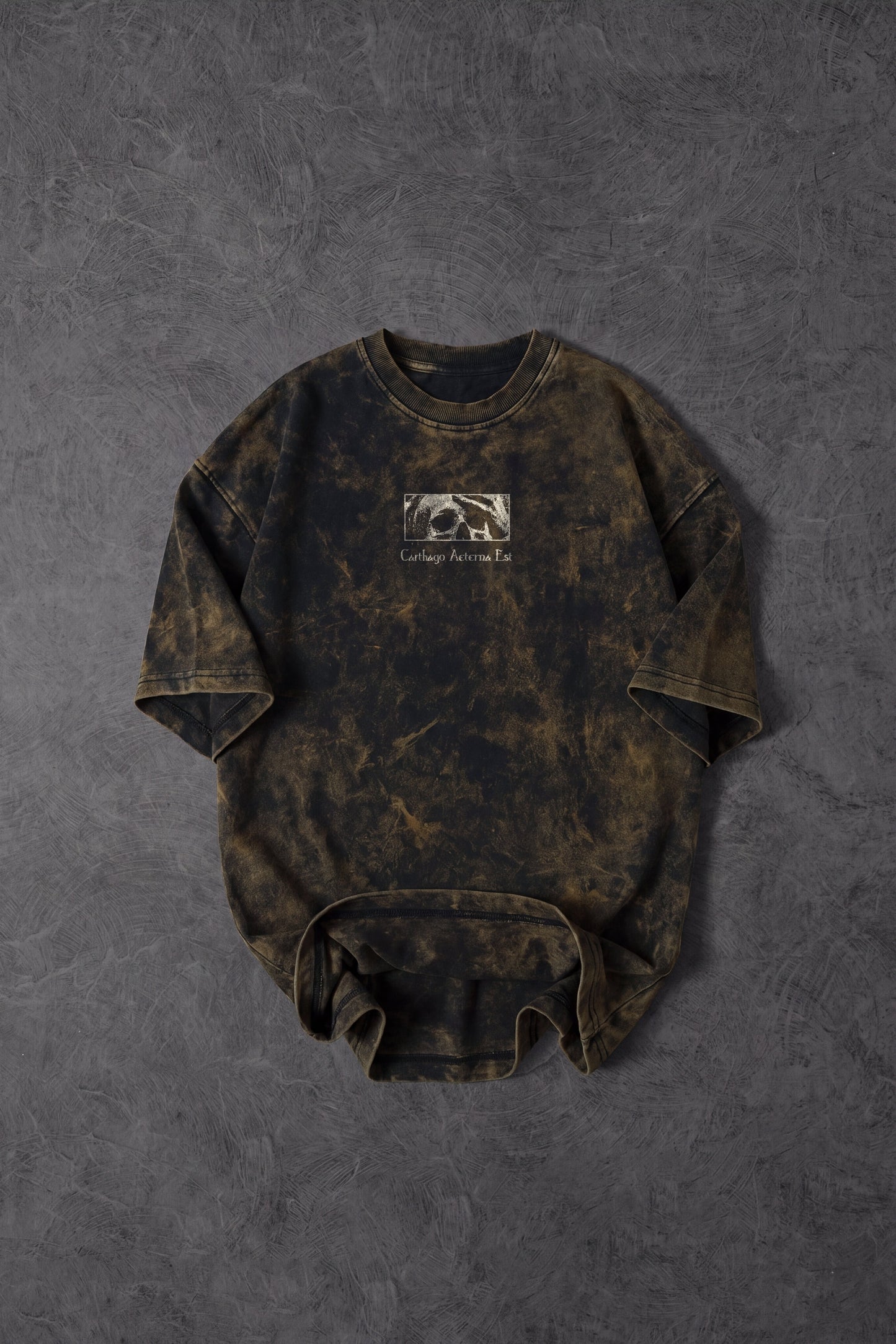 " Rising Frequency " UV-Washed Oversized Tee