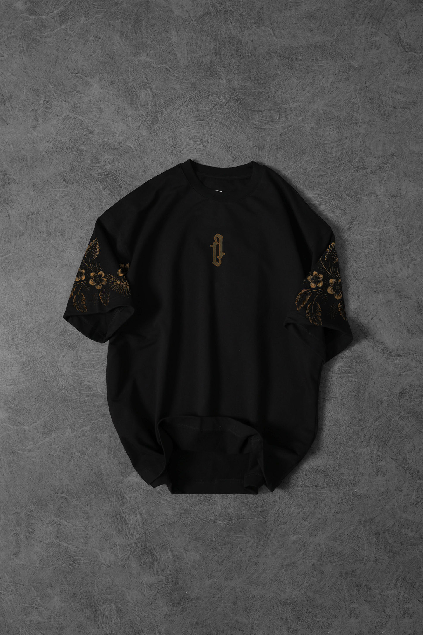 " Eternal Garden " Acid-printed Oversized Tee