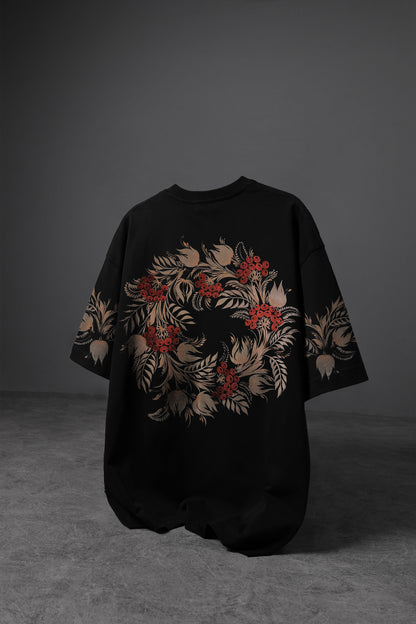 " Forbidden Garden " Acid-Printed Oversized Tee