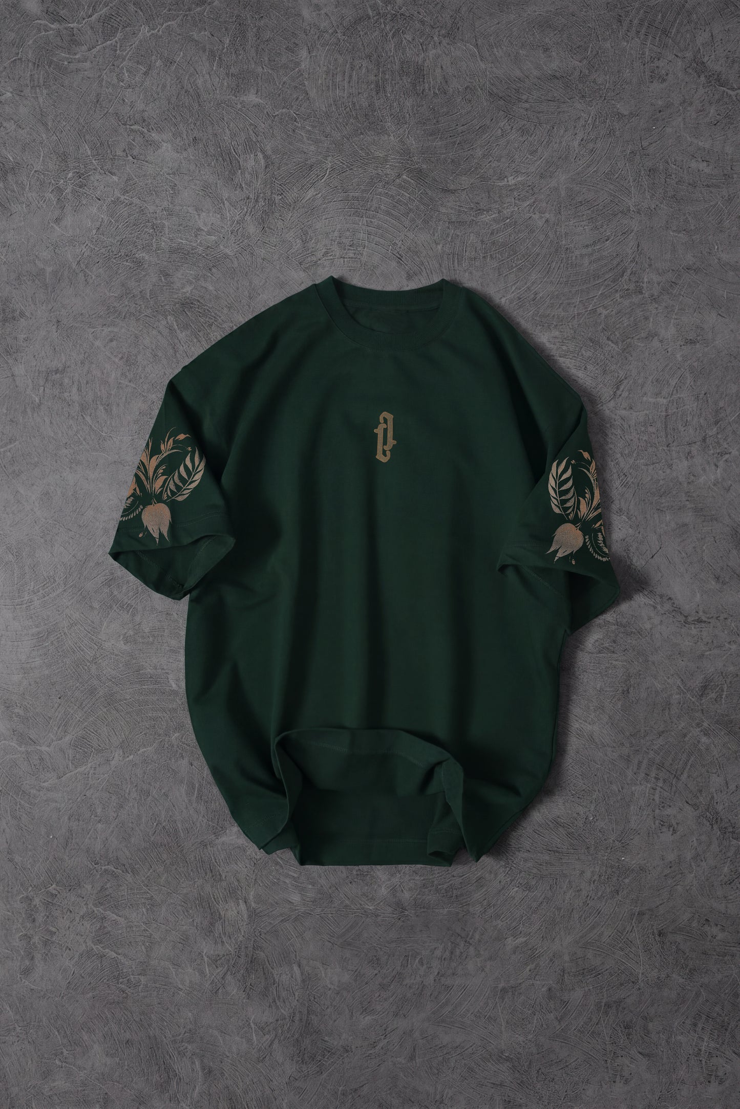 " Forbidden Garden " Acid-Printed Oversized Tee