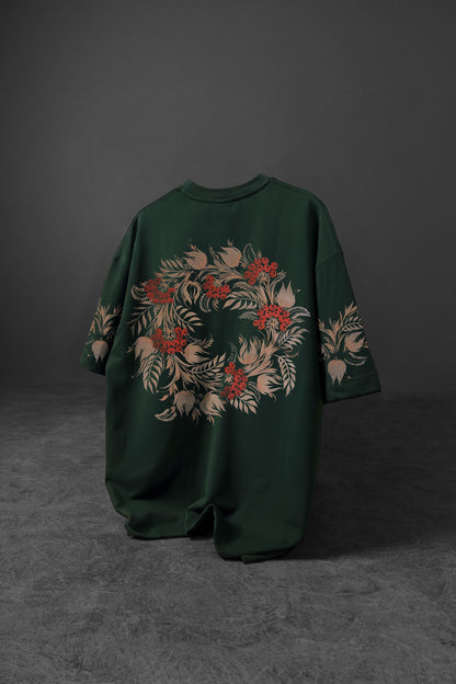 " Forbidden Garden " Acid-Printed Oversized Tee
